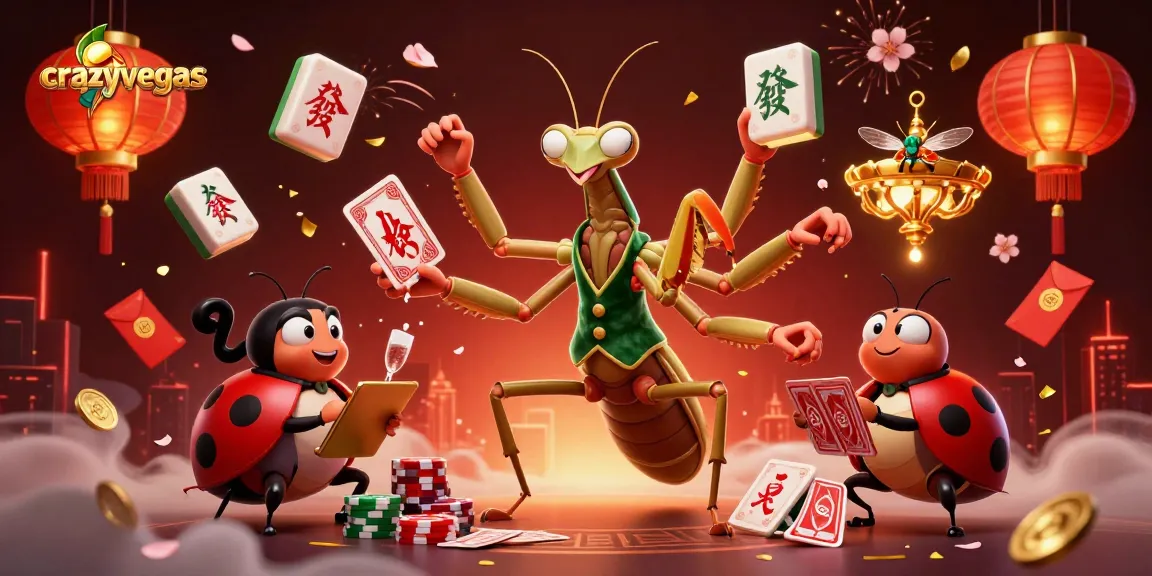 Experience high-stakes gaming at crazyvegas with vibrant 3D casino characters.