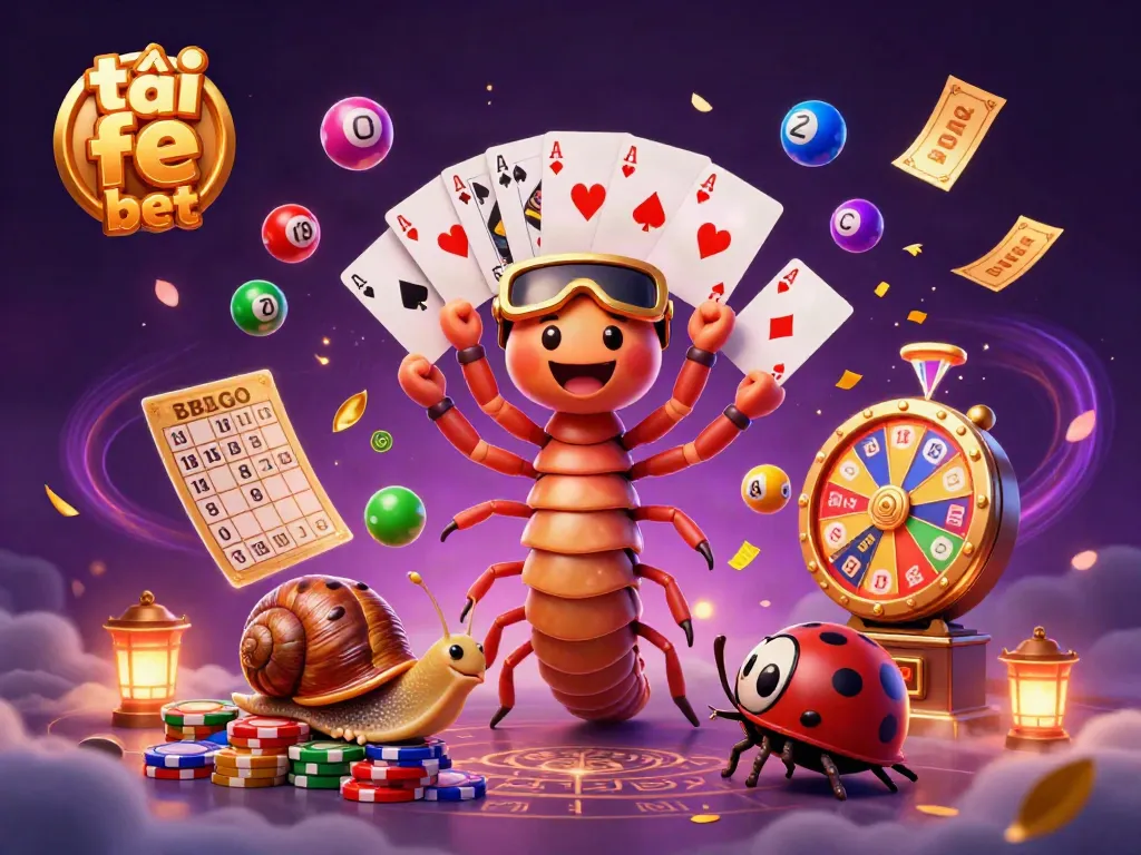 Experience exciting gameplay and rewards with tải fe bet in this vibrant casino illustration.