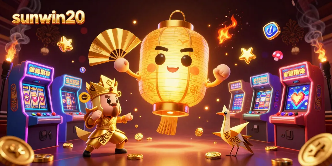 Experience exciting wins with sunwin20 at a vibrant casino scene featuring dynamic game elements.